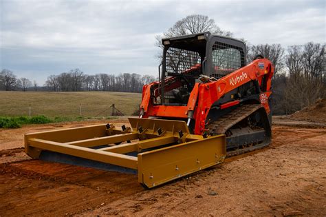 skid steer grader blade tips road|skid steer box grader attachment.